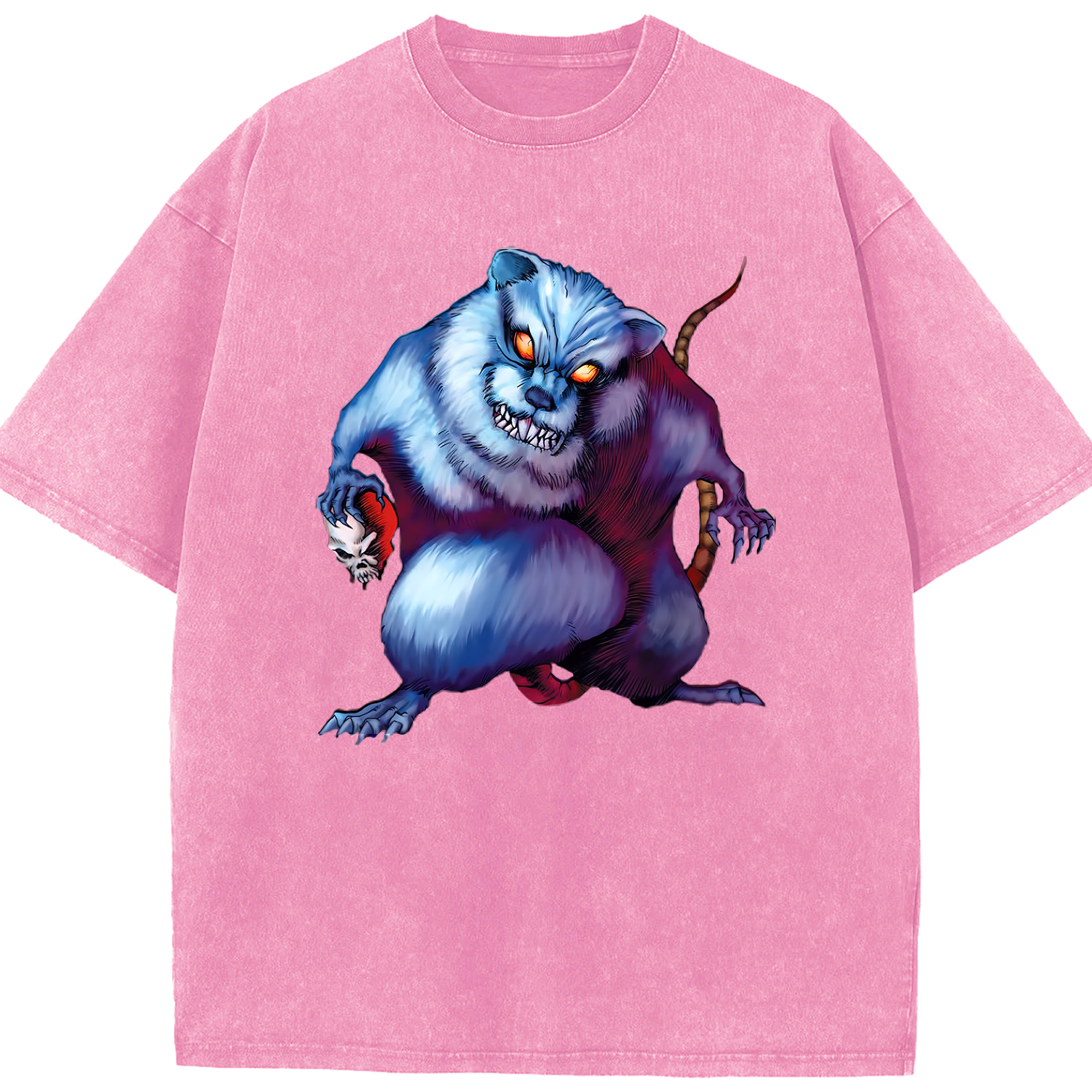 （画像用） 遊☆戯☆王 Yu-Gi-Oh! 綿100% ヴィンテージ風 半袖Tシャツ（フロントプリント）